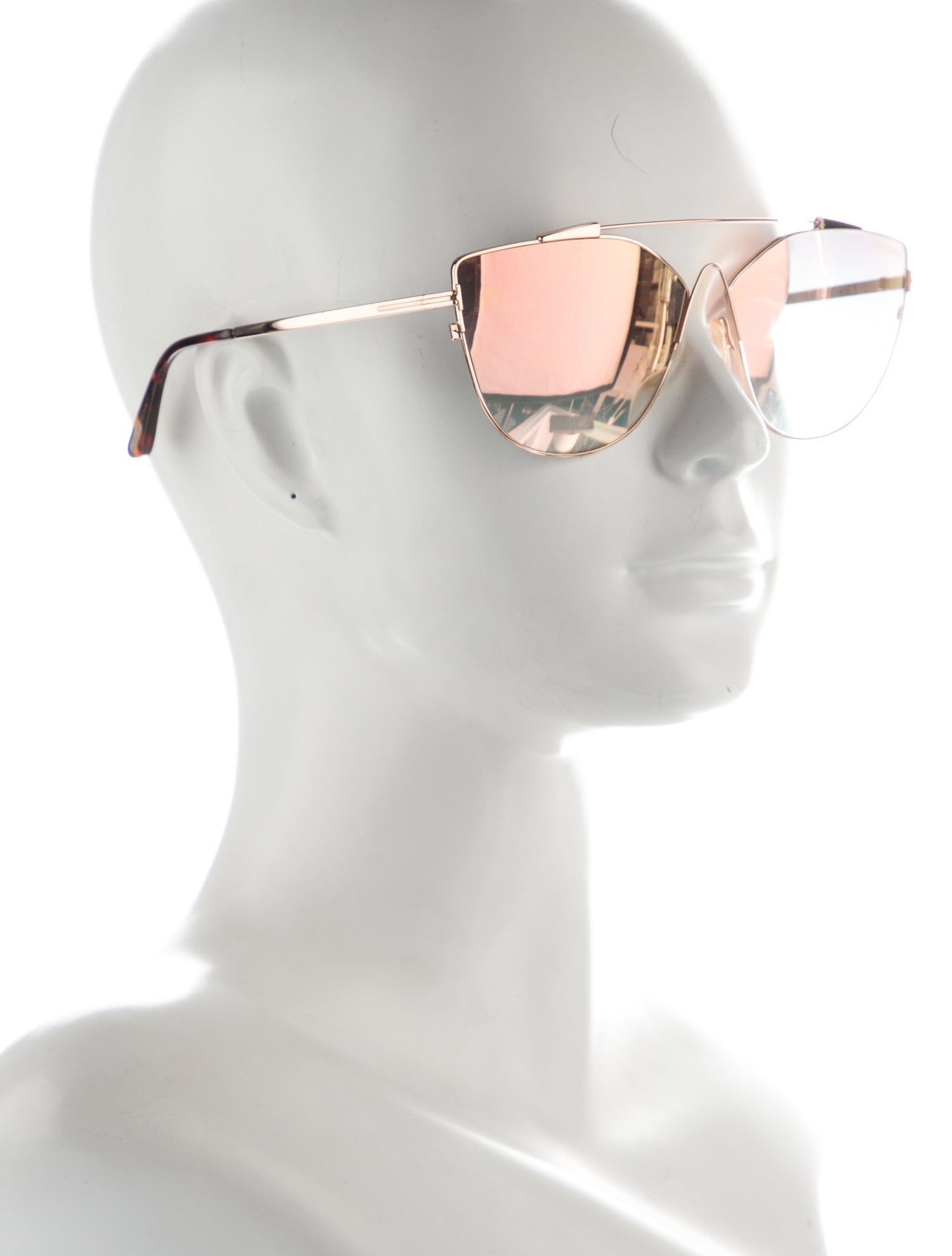 Tom Ford Aviator Mirrored Sunglasses
